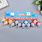 Фонарик свет на кольце "Котёнок" мигает МИКС 4,5х3х2 см (комплект 12 шт) - фото 20712037