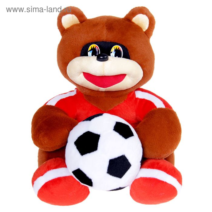 Мягкая игрушка "Медведь Футболист", 50 см, МИКС - Фото 1