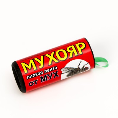 Липкая лента от мух «Мухояр», 1 шт.
