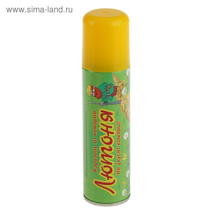 Аэрозоль Репеллент «Лютоня», от комаров, мошек, баллон, 150 мл - Фото 1