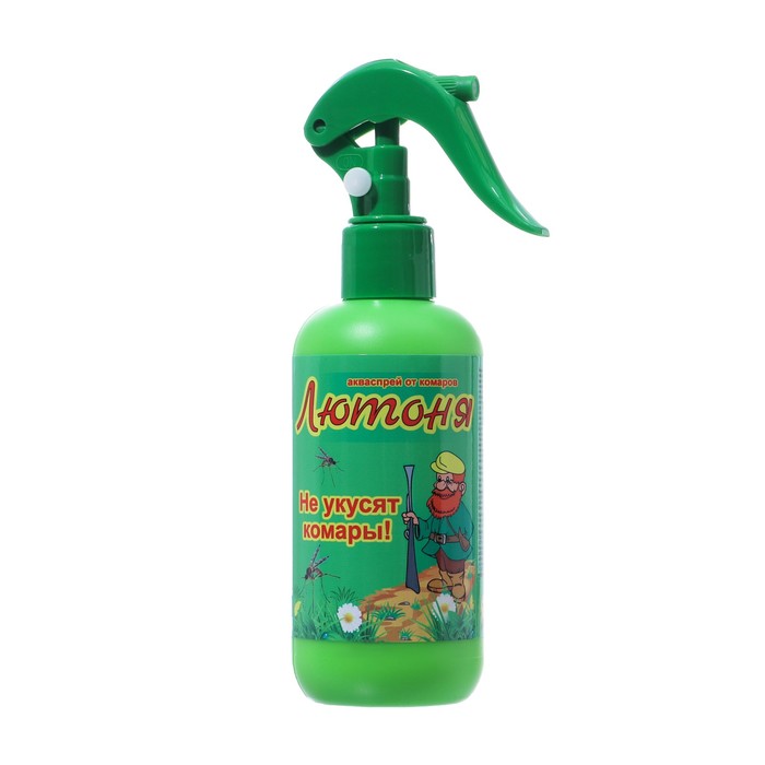 Аква-спрей от комаров «Лютоня», 200 мл - Фото 1
