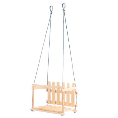 Качели детские «Садовые», сиденье: 45×35 см, высота спинки: 27 см