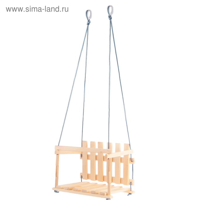 Качели детские «Садовые», сиденье: 45 × 35 см, высота спинки: 27 см - Фото 1