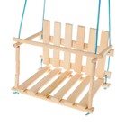 Качели детские «Садовые», сиденье: 45×35 см, высота спинки: 27 см - Фото 2