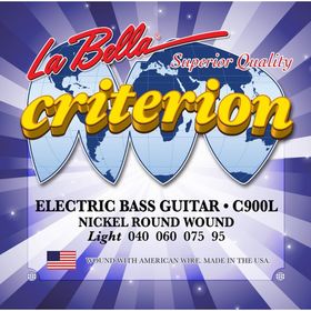 Струны для 4-струнной бас-гитары La Bella C900L Criterion Light