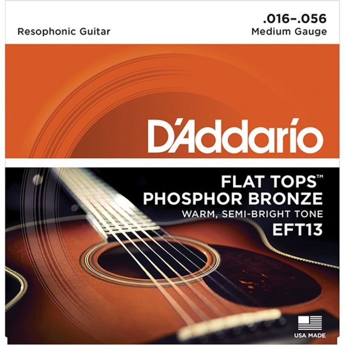 Струны для акустической гитары D'Addario EFT13 FLAT TOPS
