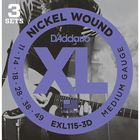 Струны для электрогитары D'Addario EXL115-3D Nickel Wound - Фото 1