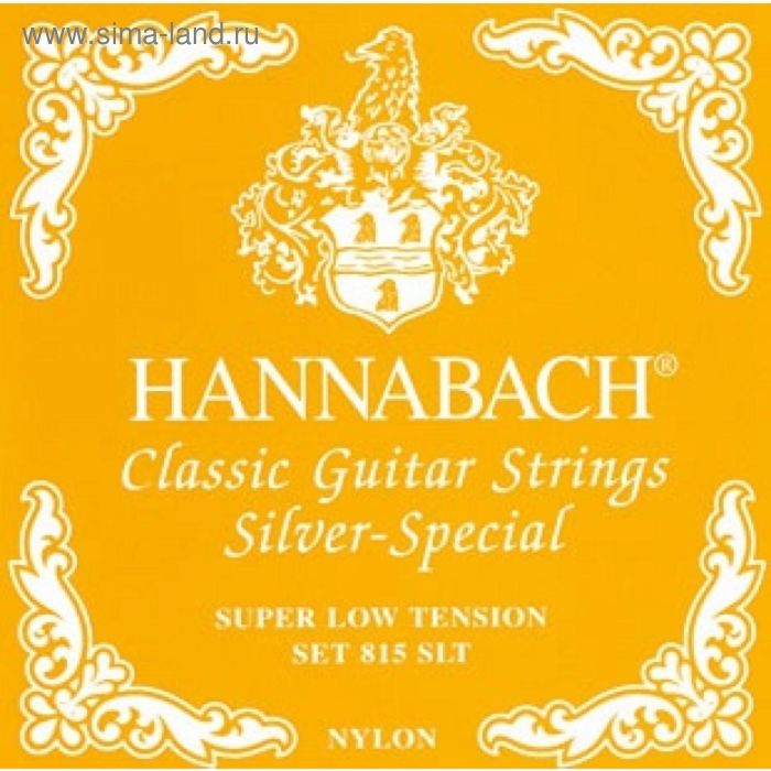 Струны для классической гитары Hannabach 815SLT Yellow SILVER SPECIAL - Фото 1