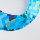 Нагрудник для кормления «Динозаврики» непромокаемый на липучке, с карманом, мягкий - фото 45645697