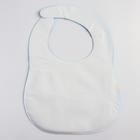 Нагрудник для кормления «Динозаврики» непромокаемый на липучке, с карманом, мягкий - фото 45645698