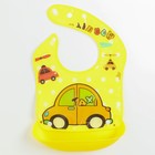 Нагрудник для кормления непромокаемый на кнопке, с супер-карманом, МИКС - Фото 6