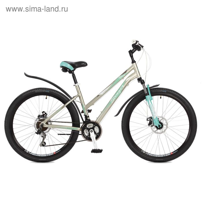 Велосипед 26" Stinger Element Lady D, 2017, цвет бежевый, размер 15"