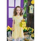 Платье детское, цвет жёлтый, размер 36, рост 122 - Фото 7