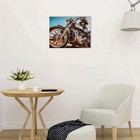 Картина на холсте "Мотогонщик" 30х40 см - фото 24140559