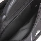 Сумка мужская, 2 отдела на молнии, 2 наружных кармана, регулируемый ремень, цвет серый - Фото 5