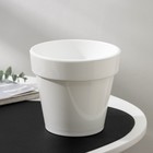 Кашпо для цветов со вставкой Plast-Avenue «Порто», 1 л, пластик, белое - Фото 2