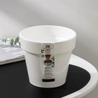 Кашпо для цветов со вставкой Plast-Avenue «Порто», 1 л, пластик, белое - Фото 4