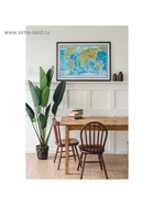 Карта Мира физическая, 60×40 см, 1:49 млн - Фото 3