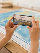 Карта Мира физическая, 120×78 см, 1:25 млн, интерактивная, ламинированная - Фото 9