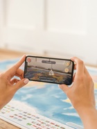 Интерактивная карта мира, политическая, 59×40 см, 1:55 млн  (артикул 2295401)  большой выбор товаров оптом и в розницу по низким ценам с доставкой