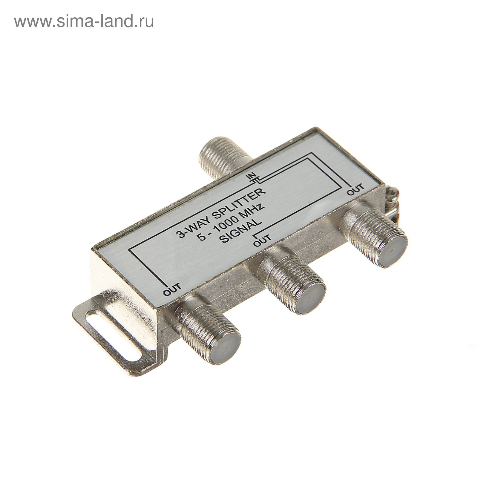 Разветвитель "Сигнал" 3-WAY, 5-1000 МГц, 3 ТВ (2293090) - Купить по ...