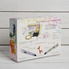 3D ручка 3Dali Plus (KIT FB0021P), с трафаретом и пластиком ABS и PLA, фиолетовая - Фото 9