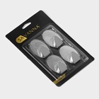 Крючки самоклеящиеся SAVANNA «Овал», 4 шт., металл, 5×3.3×1.5 см, хромированные - Фото 6