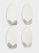 Крючки самоклеящиеся SAVANNA «Овал», 4 шт., металл, 5×3.3×1.5 см, хромированные - Фото 7