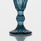 Бокал для шампанского Magistro «Круиз», 160 мл, 7×20 см, стекло, синий - Фото 3