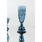 Бокал стеклянный для шампанского Magistro «Круиз», 160 мл, 7×20 см, цвет синий - Фото 6