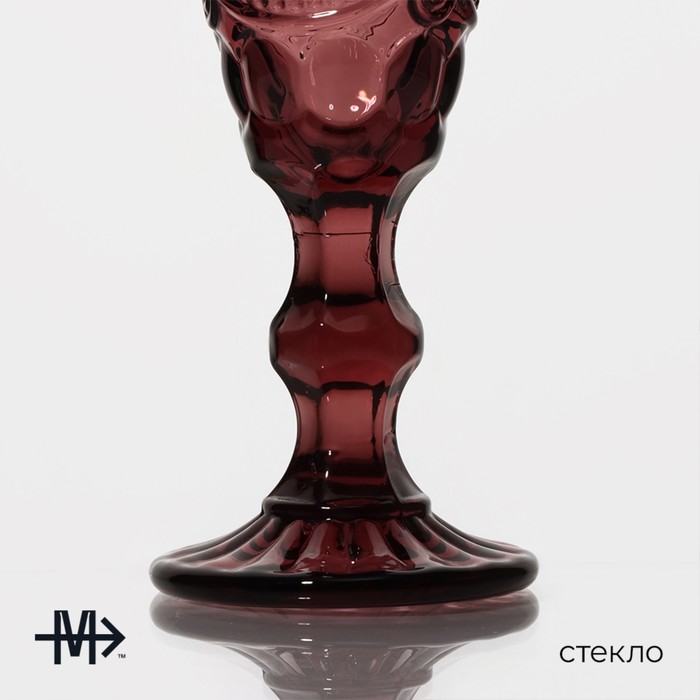 Бокал из стекла для шампанского Magistro «Ла-Манш», 160 мл, цвет розовый - фото 1908310092