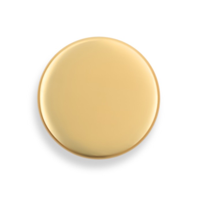Ручка кнопка ТУНДРА РК002GP, цвет золото