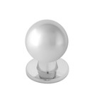 Ручка кнопка РК008, цвет хром (5 шт) - фото 803904430