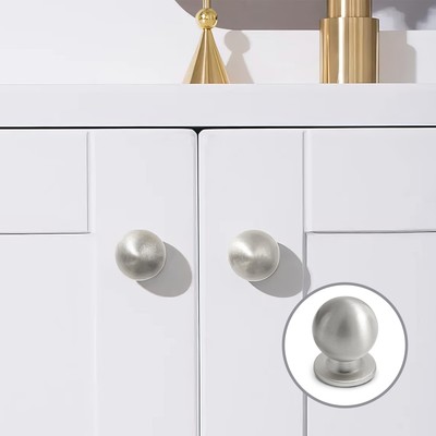 Ручка кнопка ТУНДРА РК008, цвет хром