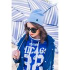 Шапка для девушек "М-40" демисезонная, размер 52-54, цвет голубой  меланж (арт. 807254) - Фото 5