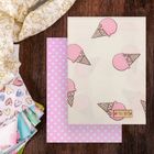 Набор ткани пэчворк «Клубничное мороженое», 50 × 50 см - Фото 3