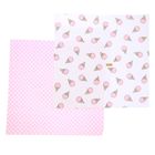 Набор ткани пэчворк «Клубничное мороженое», 50 × 50 см - Фото 4