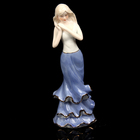 Сувенир керамика "Девушка в юбке с воланами" 24х8,5х7 см - Фото 1