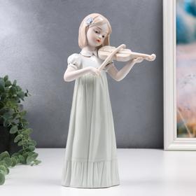 Сувенир керамика "Девочка со скрипкой" 30х15,5х9 см