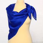 Платок женский шелковый PL.XL-SLK6, р-р 100х100 см, цвет синий №16 - Фото 2