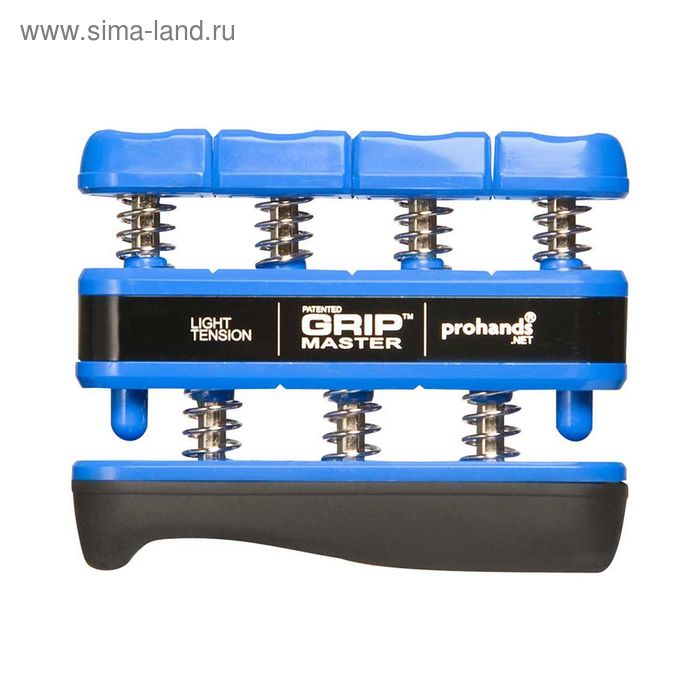 Тренажер для пальцев рук PROHANDS GRIPMASTER GM-14001 легкий, синий - Фото 1