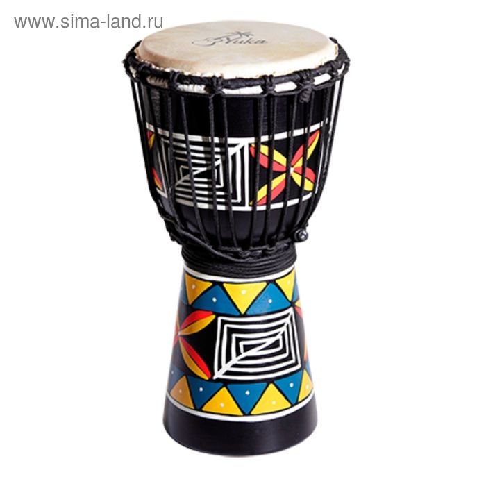 Джембе YUKA DJWT07-16  веревочная настройка, дерево, мембрана натуральная кожа