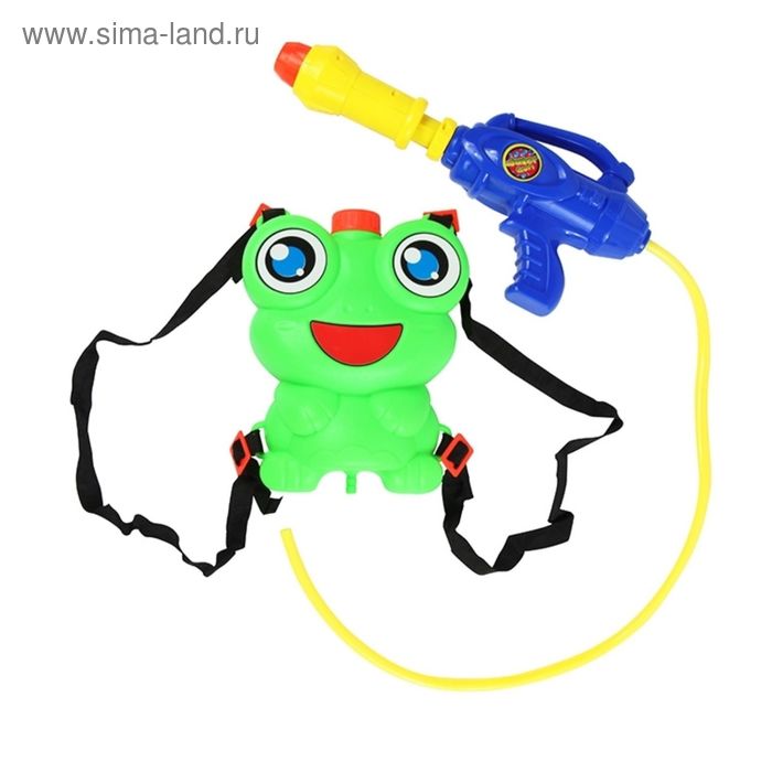 Ранец-лягушонок с водным автоматом "Водомёт" - Фото 1