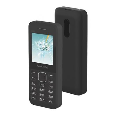 Сотовый телефон Maxvi C20 Black, без СЗУ в комплекте
