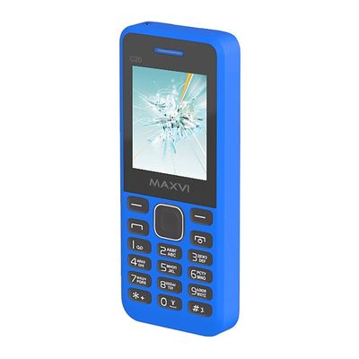 Сотовый телефон Maxvi C20 Blue, без СЗУ в комплекте