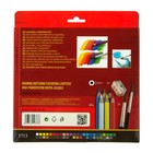 Карандаши цветные акварельные набор 48 цветов Koh-I-Noor Mondeluz 3713 + точилка + кисть 2 шт. - Фото 5