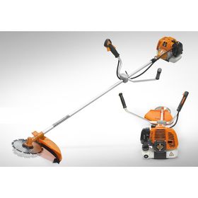 Триммер CARVER GBC-033M, бенз., ремень, диск 48 зуб., леска 2.4 мм, 2 коробки