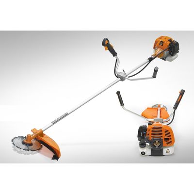 Триммер CARVER GBC-033M, бенз., ремень, диск 48 зуб., леска 2.4 мм, 2 коробки