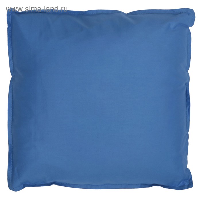 Подушка декоративная, размер 40х40 см, цвет синий - Фото 1
