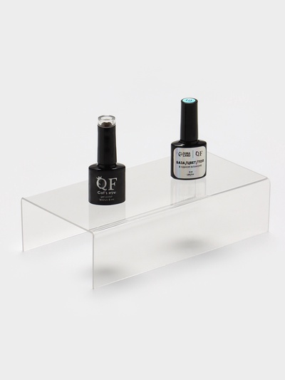 Подставка ступенька одинарная 20×10×5 см, оргстекло 2 мм